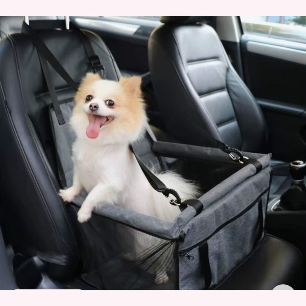 Capa de assento de carro para cães, rede dobrável, arnês para animais de estimação, cesta de viagem estável e dobrável, assento de carro de segurança para cães e gatos