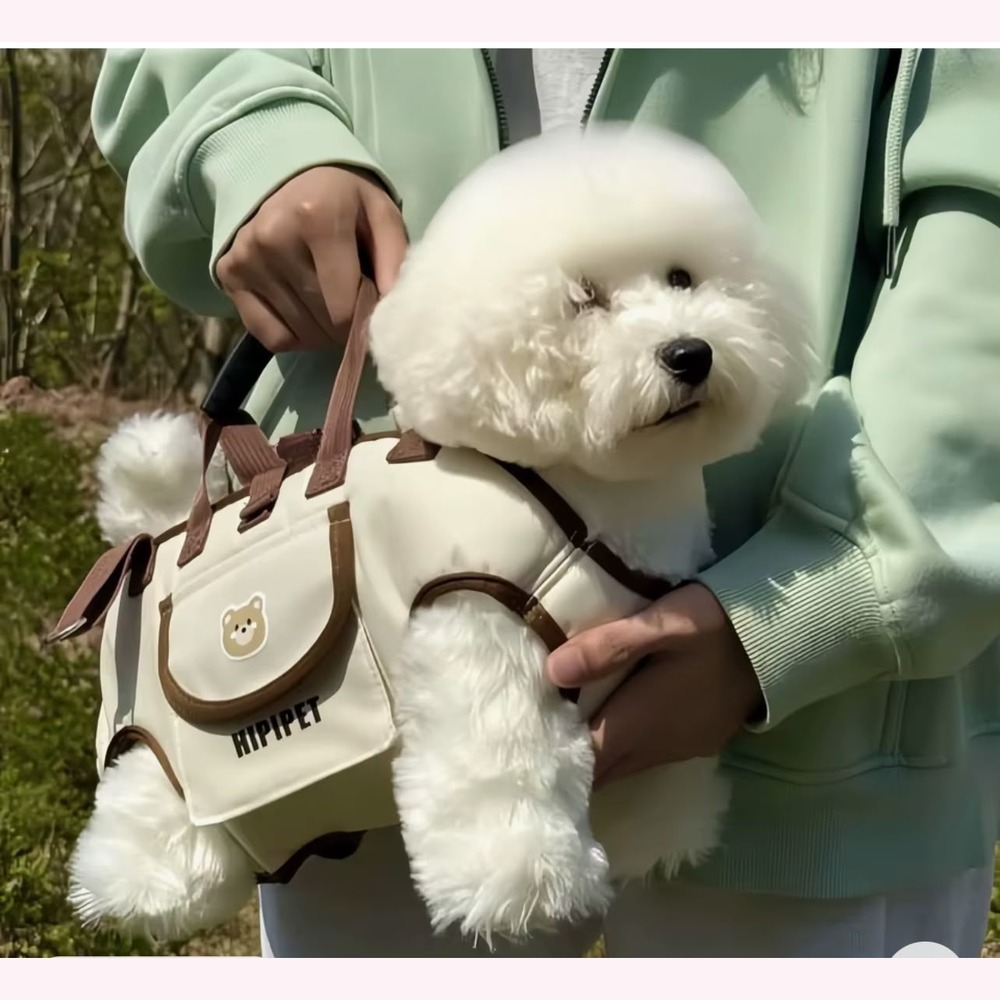 Mochila de Transporte Portátil Multifuncional, Mochila de Ombro Duplo para Cães, Bolsa Transversal para Transporte de Animais de Estimação, Bolsa Respirável para Animais de Estimação para Uso Externo